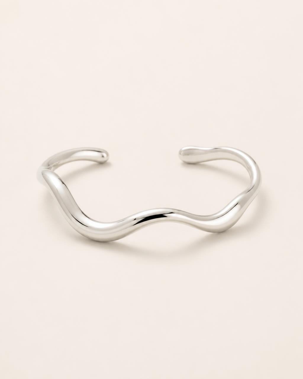 Flow No. 04 — Bangle — 925 Sterling Silver