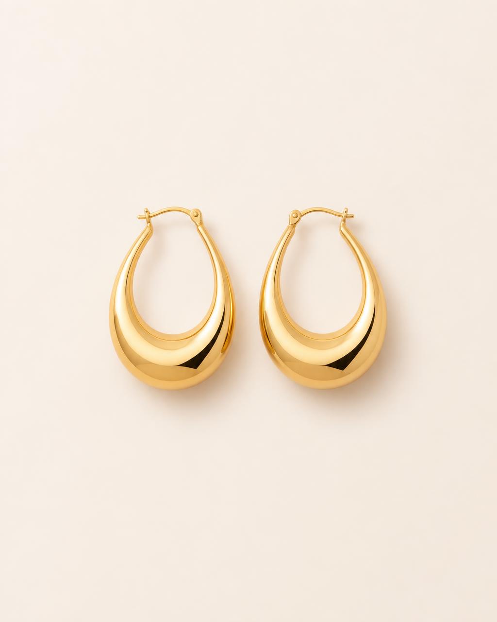 Flow No. 03 — Hoops — 925 Sterling Silver · 18k vergoldet