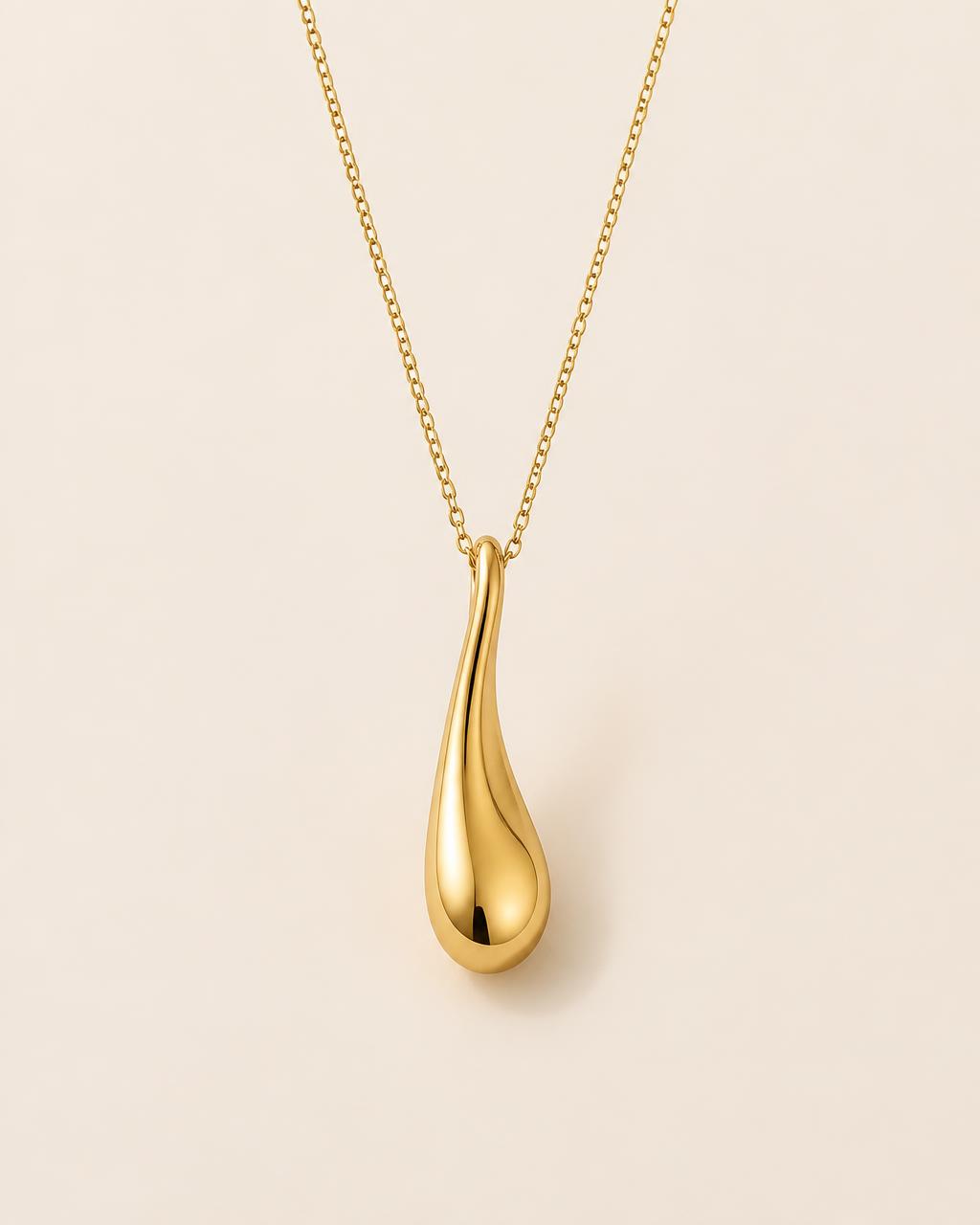 Flow No. 01 — Pendant — 925 Sterling Silver · 18k vergoldet